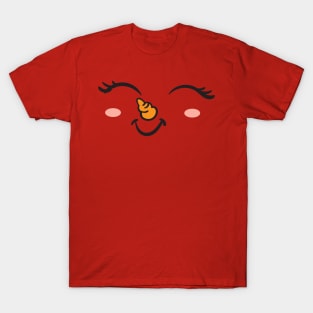 Snowman Face T-Shirt